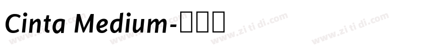 Cinta Medium字体转换